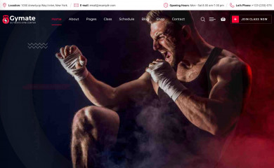 Gymat Child Theme screenshot