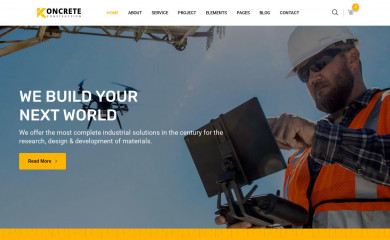 https://radiustheme.com/demo/wordpress/themes/koncrete screenshot