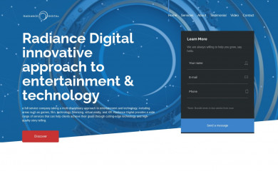 radiancedigital.com screenshot