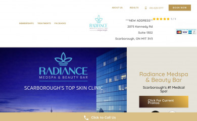 radiancetoronto.com screenshot
