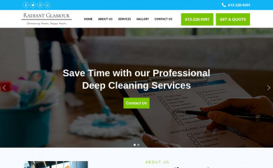 radiant-glamour.com screenshot