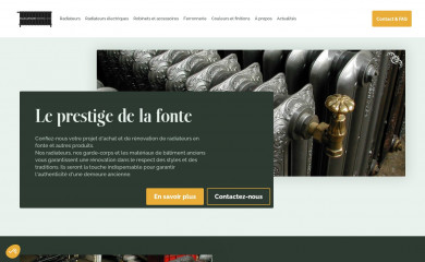 radiateurfonte.com screenshot