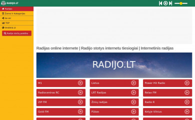 radijo.lt screenshot