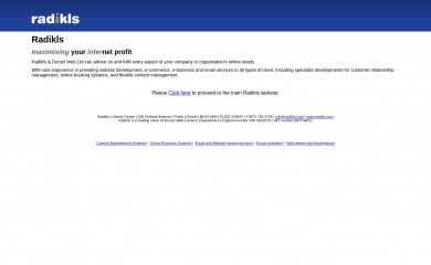 radikls.co.uk screenshot