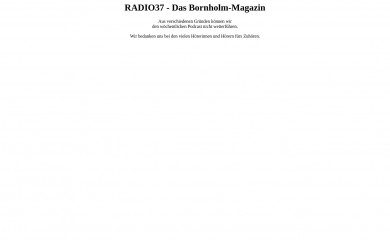 radio37.dk screenshot