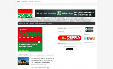 radiocharrua.com.br screenshot