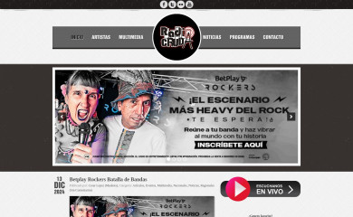 radiocruda.com screenshot