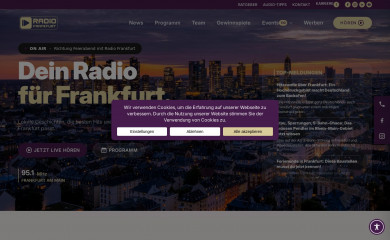 radiofrankfurt.de screenshot