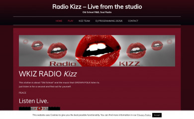 radiokizz.com screenshot