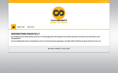 radioinfinity.ch screenshot
