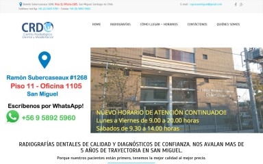 radiologiasanmiguel.cl screenshot