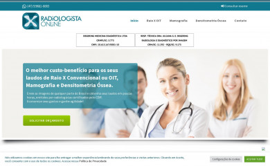 radiologistaonline.com.br screenshot