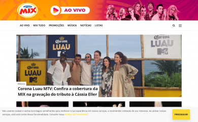 radiomixfm.com.br screenshot