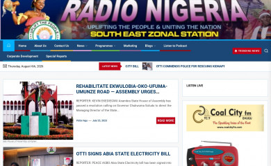 radionigeriaenugu.gov.ng screenshot