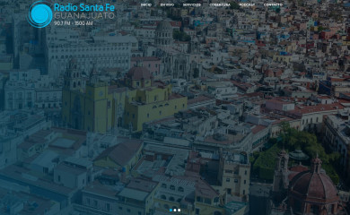 radiosantafe.mx screenshot