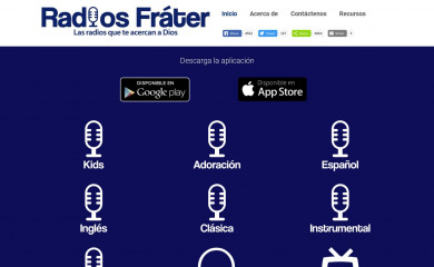 radiosfrater.com screenshot