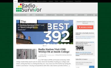 radiosurvivor.com screenshot