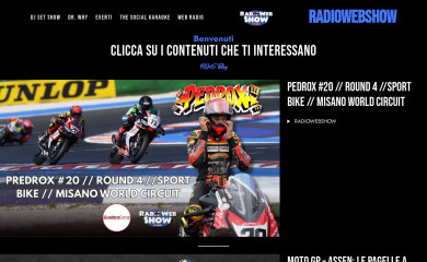 radiowebshow.it screenshot