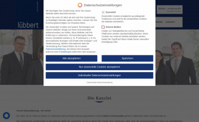 raeluebbert.de screenshot