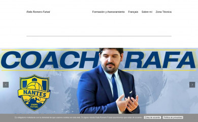 rafaromerofutsal.com screenshot