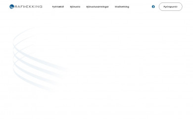 rafþekking.is screenshot