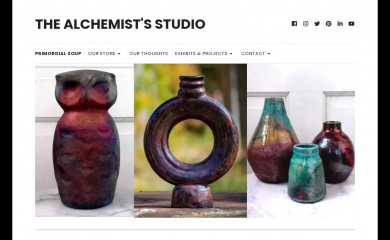 rakupottery.ca screenshot