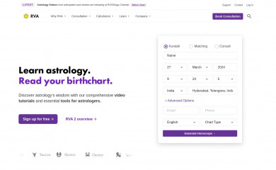 rahasyavedicastrology.com screenshot