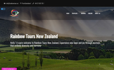 rainbowtours.nz screenshot