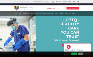 rainbowfertility.com.au screenshot