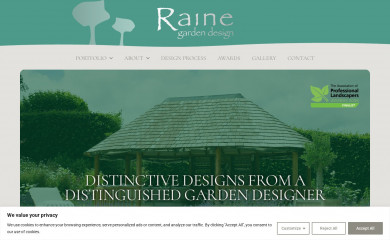 rainegardendesign.co.uk screenshot