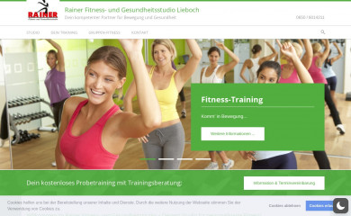 rainerfitness.at screenshot