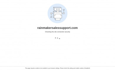rainmakersalessupport.com screenshot