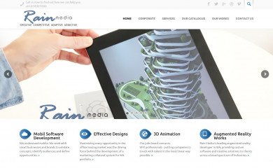 rainmedia.com.au screenshot