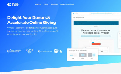 raisedonors.com screenshot