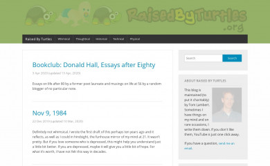 raisedbyturtles.org screenshot