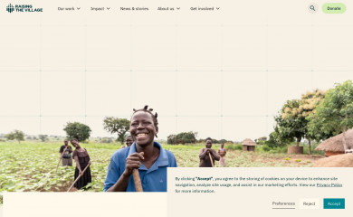 raisingthevillage.org screenshot