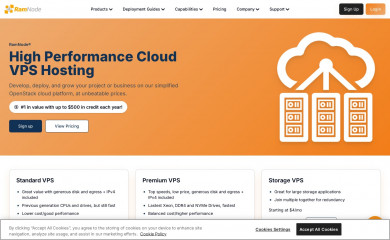 ramnode.com screenshot