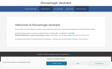 ramsømaglevandværk.dk screenshot