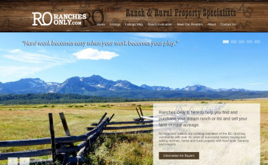 ranchesonly.com screenshot