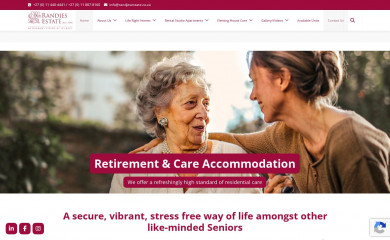 randjesestate.co.za screenshot