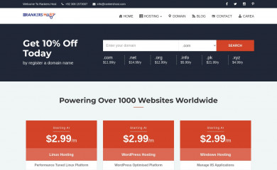 rankershost.com screenshot