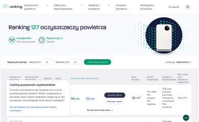 ranking-oczyszczaczy.pl screenshot