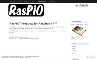 rasp.io screenshot