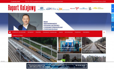 raportkolejowy.pl screenshot