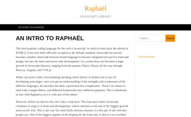 raphaeljs.com screenshot