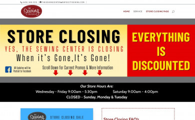 rapidcitysewing.com screenshot