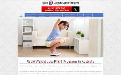 rapidweightlossprograms.com.au screenshot