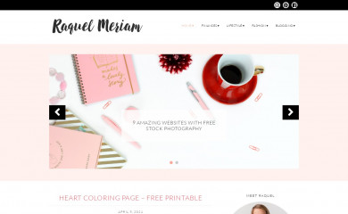 raquelmeriam.com screenshot