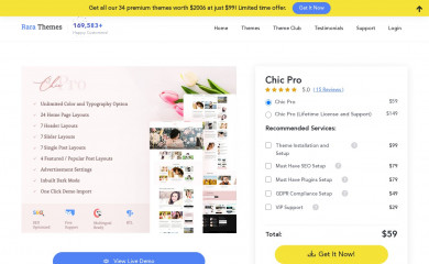 Chic Pro screenshot