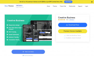 https://rarathemes.com/wordpress-themes/creative-business/ screenshot